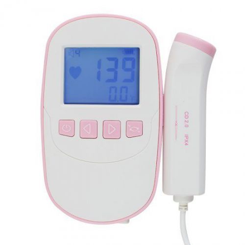 FDA Safe Fetal Doppler FHR Ultrasound Probe Prenatal Baby Heart Rate Monitor New
