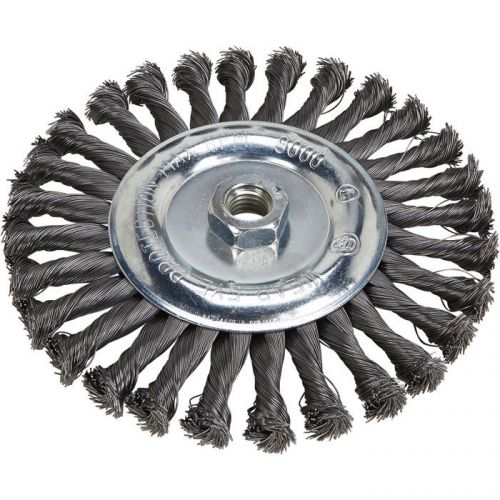 Klutch 7in. twisted knot wire wheels — 5-pk. for sale