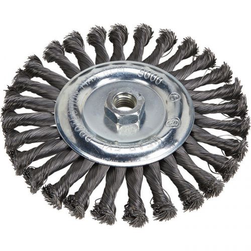 Klutch 7in. Twisted Knot Wire Wheels — 5-Pk.