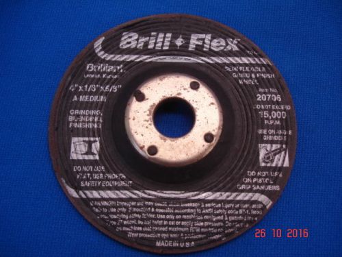 Brilliant Brill-Flex Wheel 20706 4&#034; x 1/8&#034; x 5/8&#034; Aluminum Grinding Wheel