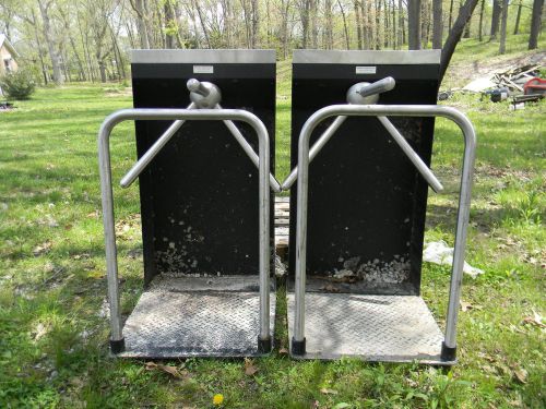 Hayward Turnstiles, Inc. Silver and Black (2 AVAILABLE)