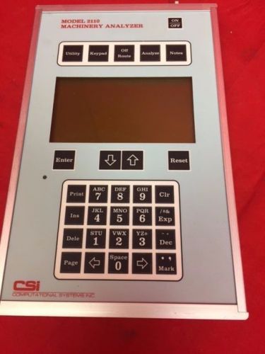 CSI 2110 Computational Systems Inc. Machinery Analyzer