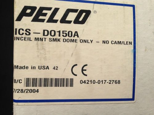 Pelco/Schneider Electric PELCO ICS-DO150A Camclosure Smoke Dome ICS-2CRV39A Cam