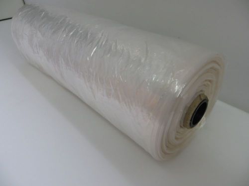 22&#034; x 2100&#039; clear plastic dry cleaning poly bag garment bags for sale