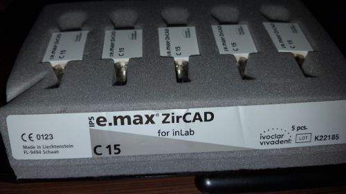 Emax ZirCAD C15 for inlab