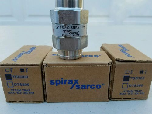 Spirax sarco steam trap TSS300. Lot of 3 NIB