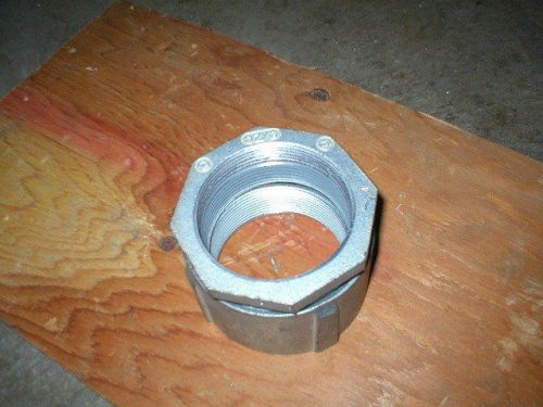 Used 3 &#034; inch  3 piece erickson coupling by o z gedney for sale