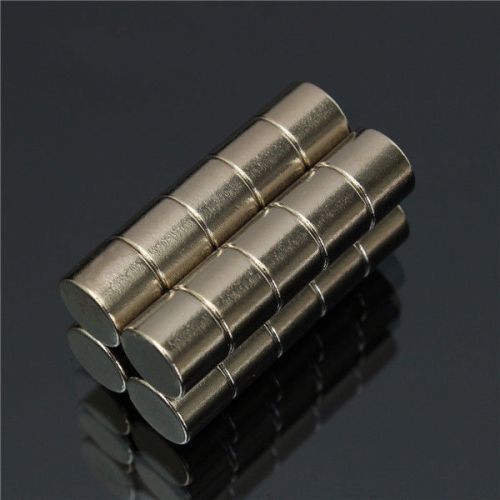 20pcs N50 10x8mm Strong Round Cylinder Magnets Rare Earth Neodymium Magnets