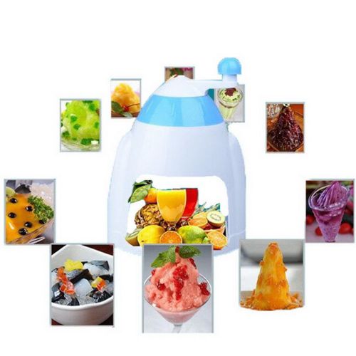 Summer Ice Candy Crusher Shaver Snow Cone Maker Manual Machine Home Kitchen HS