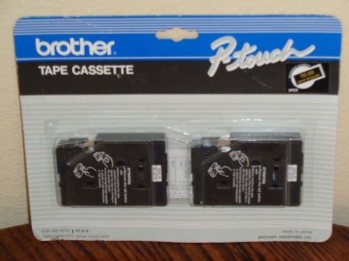 brotherP-touch Tape Cassette TC-33 Gold on Black 2 Pack