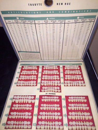 Dentsply Trubyte New Hue 3 drawer Guide (((make an offer))