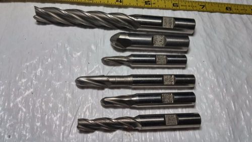 6 Vintage Putnam End Mills