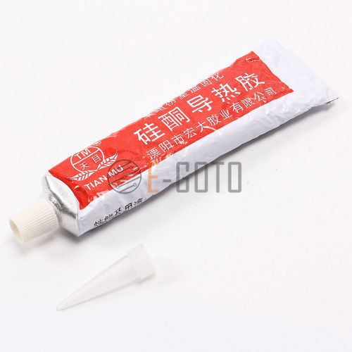 White Thermal Conductive Non Solidifying Silicone Grease Heat Sink For SSR