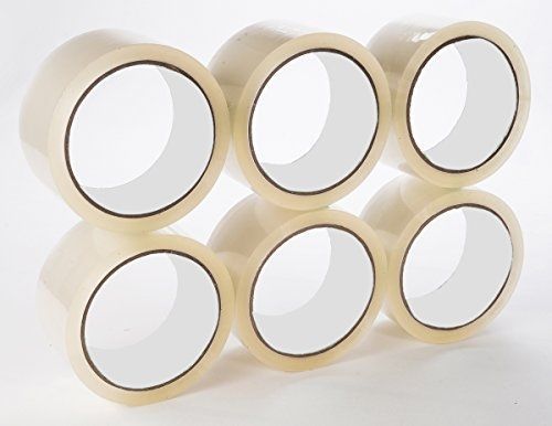 Polar bear 6 rolls economy packing tape 1.7 mil thick 2&#034; x 55 yrd, 3&#034; core , for sale