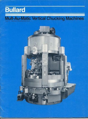 Bullard Brochure for Mult-Au-Matic type &#034;L&#034;