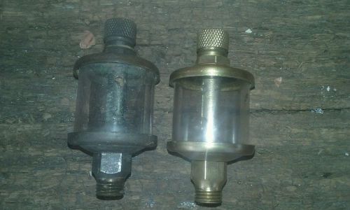 vintage brass arcadia lubricator hit miss oiler