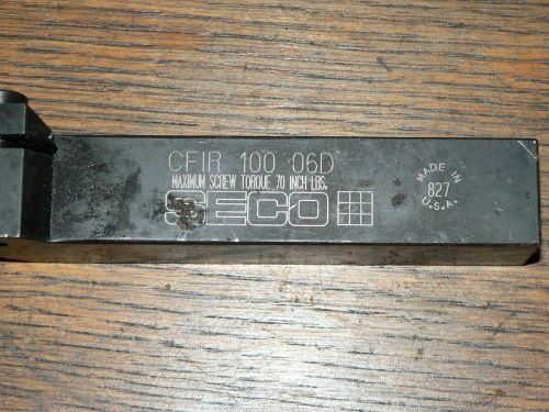 SECO CFIR 100 06D INDEXABLE TURNING TOOL HOLDER NEW BUT MODIFIED, TREPAN  790