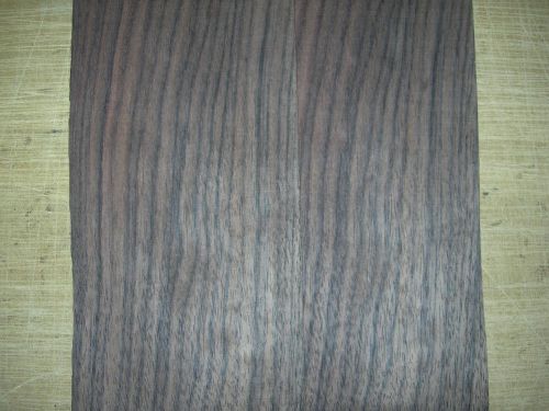 East Indian Rosewood Wood Veneer. 4.5 x 12, 5 Sheets.
