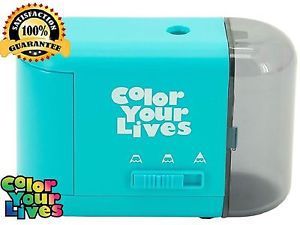 Pencil Sharpener Electric and Battery Operated-Best Quiet Portable Personal E...