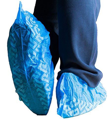 Woodi Disposable Polypropylene Shoe Covers L 100-pack
