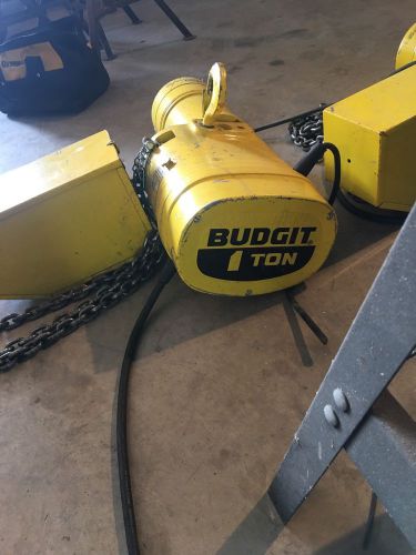 1- electric chain hoist 1 ton-  2available for sale