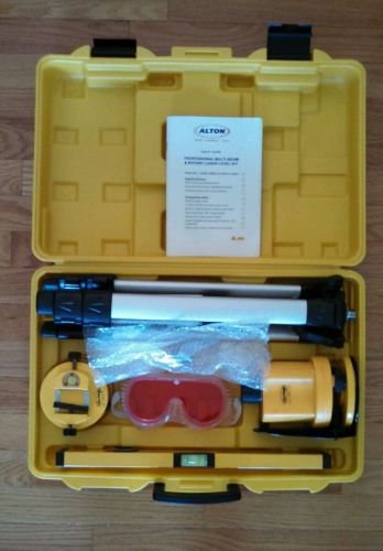 Alton Professional Multi-Beam &amp; Rotary Laser Level Kit #132300  Slightly Used
