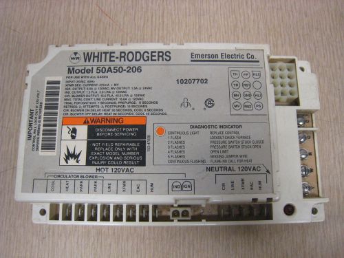 White rodgers 50a50-206 10207702 furnace ignition control board free shipping for sale