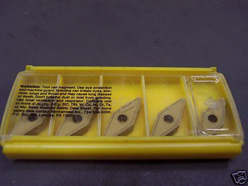 KENNAMETAL CARBIDE TIN COATED INSERTS ~NEW~