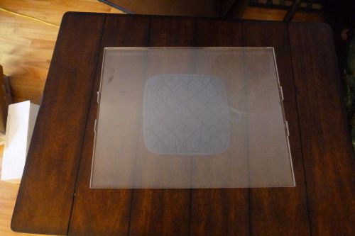 Plastic sheets ( plexiglass ) 16 1/8 x 12 3/16 x 5/16