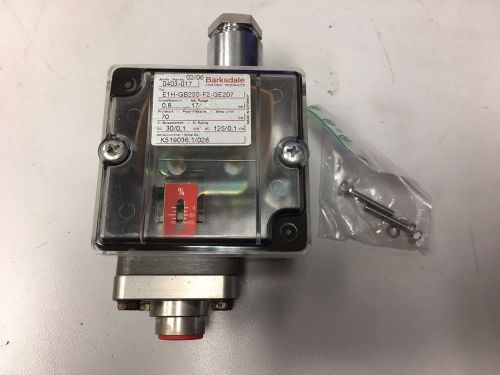 Barksdale E1H-GB250-F2-GE207, Pressure Switch