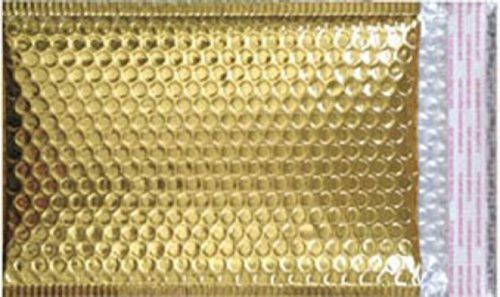 #0 Metallic Gold Bubble Mailer, 6.5 X 9.25 - Case Of 100