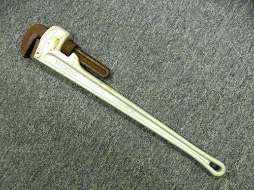 Ridgid 836 aluminum hd 36&#034; straight pipe wrench! fast shipping! for sale
