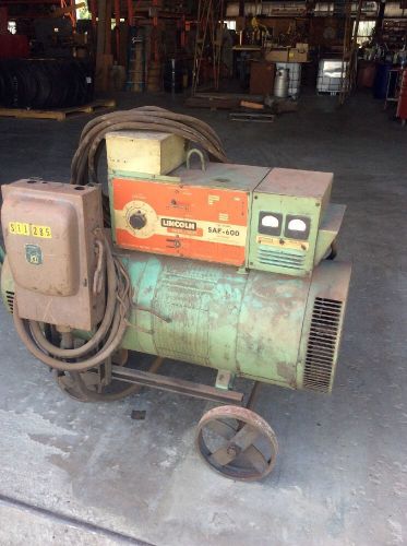 Lincoln Welder SAF-600 Generator Welder