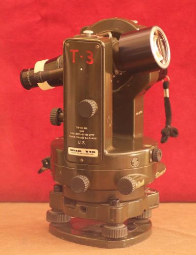 Wild t16-84 mil theodolite, functional demonostration unit for sale