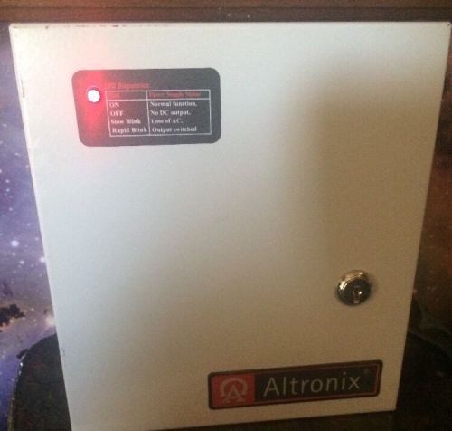 Altronix al125ul/al125ulx access control power supply/charger for sale