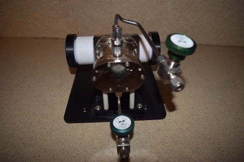 Vacuum gauge unit with nupro ss-4h valves for sale