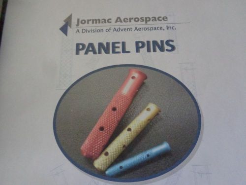 Aerospace Jormac panel pins JPIN 200-3125F,  ATR-200-3125F, TYE8001-4-2000 (250)
