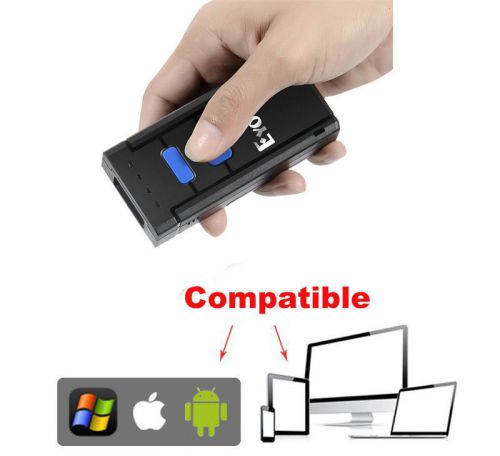 Mini Wireless Bluetooth 4.0 CCD Barcode Scanner for IOS Android Windows 7/8 New