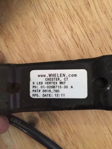 WHELEN VERTEX LED PAIR SYNCABLE USED