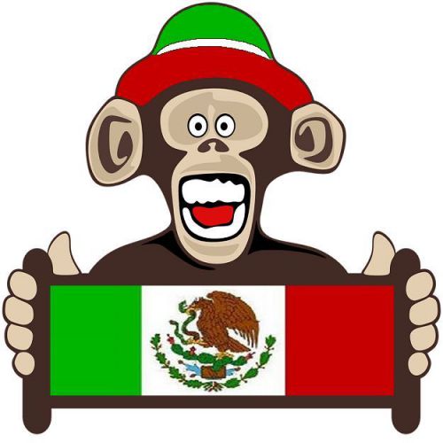 30 Custom Mexican Monkey Personalized Address Labels