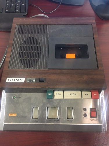 Working Sony BM-46 Cassette Dicator/Transcriber