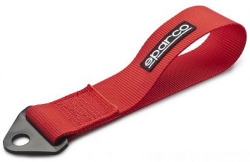 Sparco 01612rs red tow strap for sale