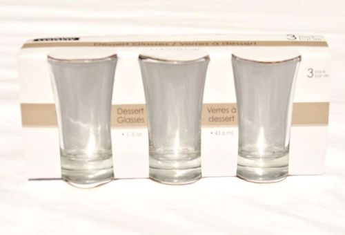 Cooking Concepts Mini Dessert Glasses Set Of Three Multiples Available Free Ship