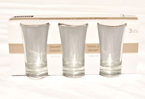 Cooking Concepts Mini Dessert Glasses Set Of Three Multiples Available Free Ship