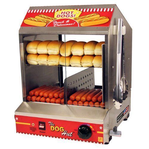 The Dog Hut Hotdog Steamer and Merchandiser