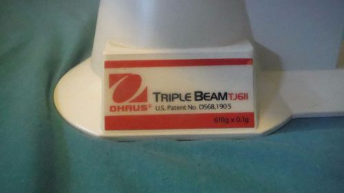 OHAUS Triple Beam Balance Scale 700/800 Series 610g Capacity