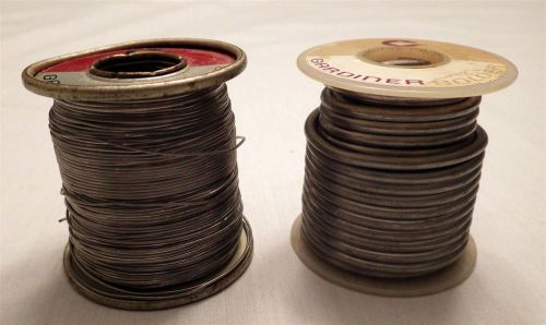 Lot of 2 Spools of 1 lb Gardiner Solder