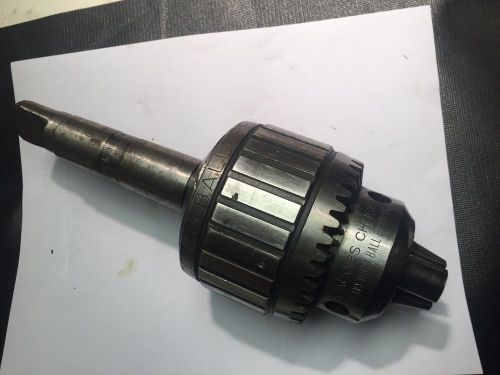 JACOBS 20N SUPER DRILL CHUCK WITH 4MT 5JT SHANK 3/8&#034;-1&#034; CAPACITY   BALL BEARING
