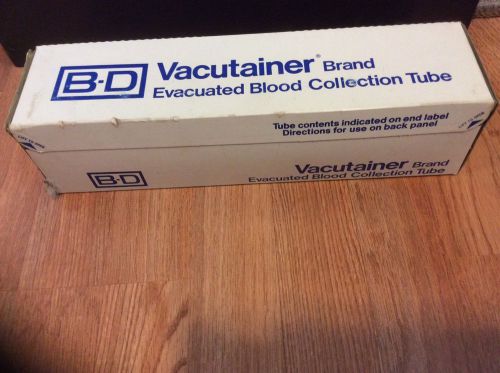 BECTON DICKINSON BD Vacutainer Brand Evacuated Blood Collection Tubes - 100 -Exp