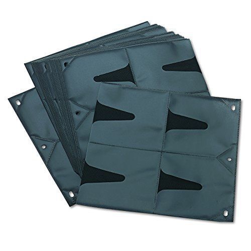 Cd dvd storage binder pages sleeves 25 sheets holder ring style per clear capaci for sale